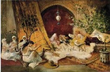 unknow artist Arab or Arabic people and life. Orientalism oil paintings  308 China oil painting art